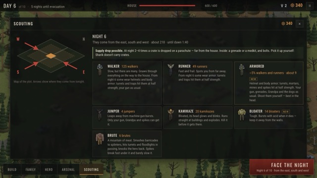 Scouting: which zombies come tonight and from where